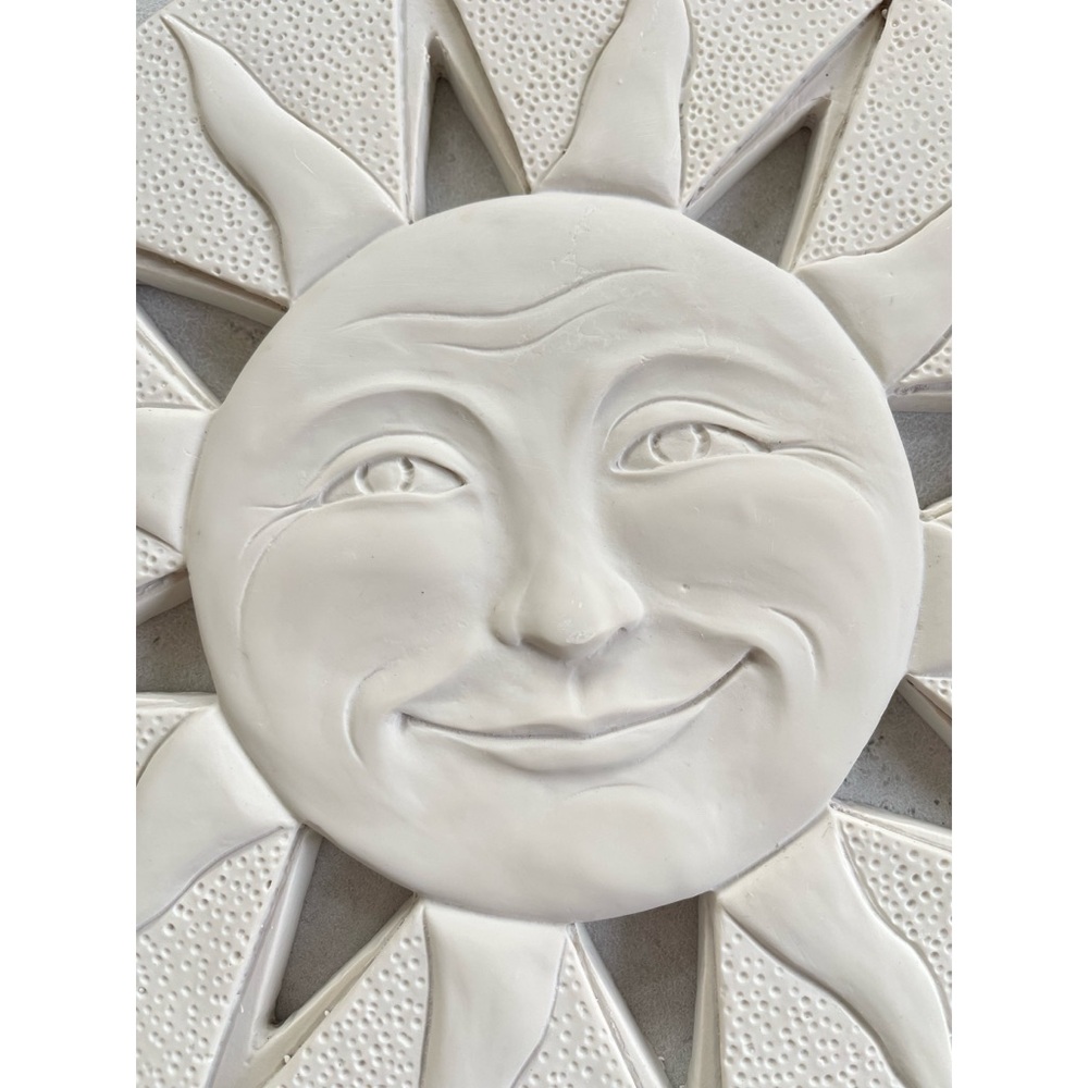 Vintage Goose Creek 90s Celestial Sun Face Wall Hanging Garden Decor - Picture 2 of 8